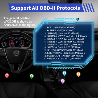 vLinker BM+ OBD2 Bluetooth Diagnose Scan Tool für iOS, Android