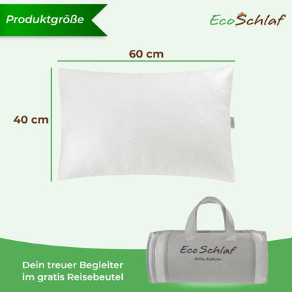 EcoSchlaf AirFlow Kopfkissen – ergonomisches Nackenkissen