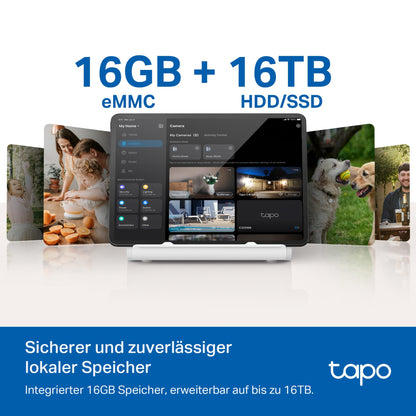 Tapo H500 HomeBase – 16GB Speicher, Matter-kompatibel
