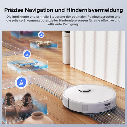 roborock Qrevo Edge S5A Saugroboter mit Wischfunktion, Weiss