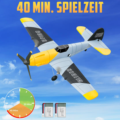 HAWK'S WORK BF-109 3-Kanal RC-Flugzeug mit 6-Achsen-Gyro