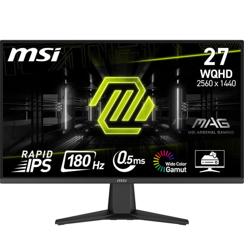 MSI MAG 275QF Gaming Monitor - 27" WQHD 180Hz Rapid IPS