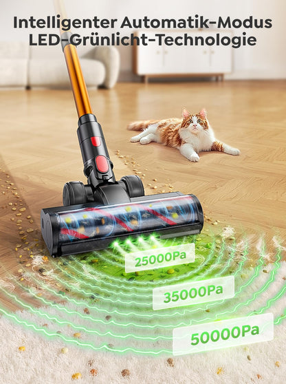 INTETURE BP40 Akku-Staubsauger kabellos, 600 W, 50 kPa, 65 Min