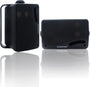 STUDIOFINIX STU-301B Outdoor-Lautsprecher wasserdicht, 3-Wege, 200 W, schwarz, ABS-Gehäuse mit Wandhalterung