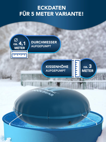 PoolBear Poolkissen Winter 5m XXL – Überwinterung Frostschutz