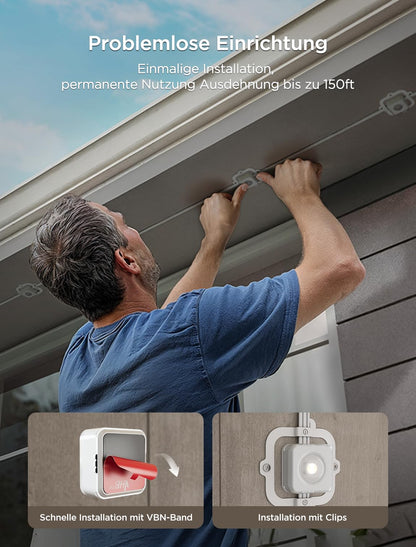 Govee Permanent Outdoor Lights 2 RGBIC Lichterkette - 30m Weiss