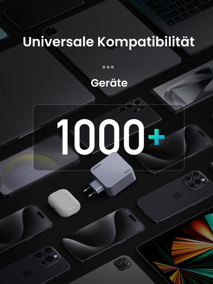 UGREEN Nexode Pro 160W GaN USB-C Ladegerät 4-Port Schnellladegerät