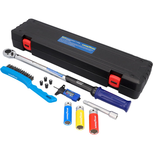 Goodyear Drehmomentschlüssel Radwechselset 11-teilig Schwarz