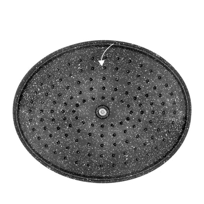 STONELINE Cocotte Bräter Aluguss 28 cm Induktion – Ofenrot