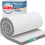 ELONEO Visco Memory Foam Matratzentopper - 5cm 160x200cm. Weißer, rechteckiger Topper für verbesserte Druckentlastung und Schlafkomfort.
