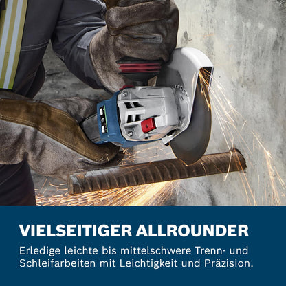 Bosch Professional GWS 18V-11 S Akku-Winkelschleifer Solo L-BOXX