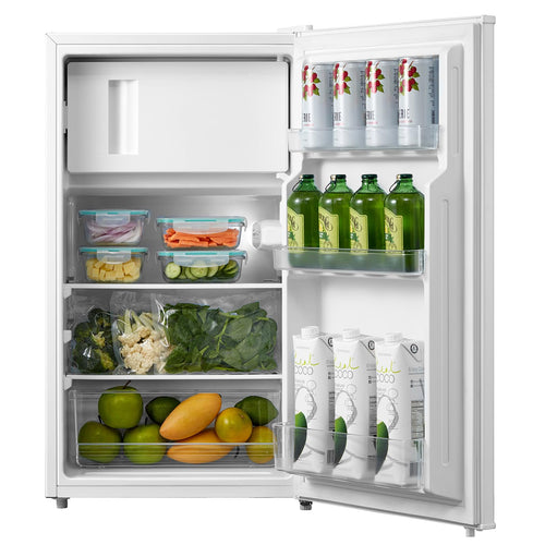 Comfee RCD80WH3(E) Kühlschrank mit Gefrierfach 80 L weiss, freistehend, kompakte Bauweise