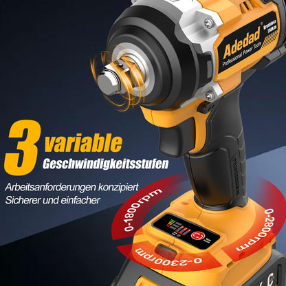 Adedad Akku-Schlagschrauber PL50W 750 Nm bürstenlos 1/2 Zoll