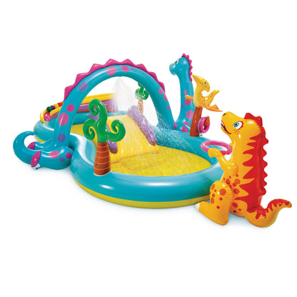 Intex Dinoland 57135EP Wasserspielcenter aufblasbar mit Rutsche