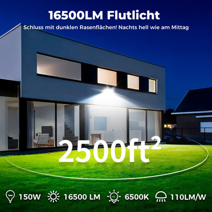 VistaNovaX LED Strahler Aussen 150W 16500 Lumen IP66, 2 Stück