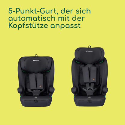 Bebeconfort Ever i-Safe Kindersitz 76-150cm - Full Black