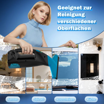 EAVE Fenstersauger Set Akku WC03BL mit 28 cm Saugdüse und 200 ml Tank