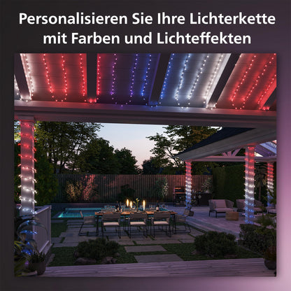 Philips Hue Festavia Lichterkette - 40m, Farbwechsel