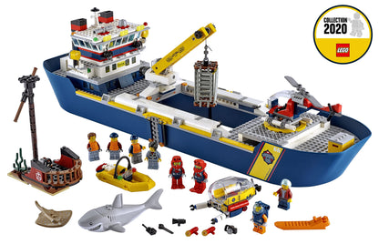 LEGO City Meeresforschungsschiff - Tauchboot Spielzeug