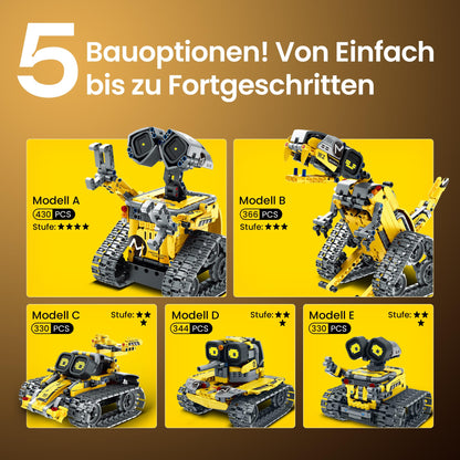 Sillbird 5-in-1 Roboter Bausatz mit App-Steuerung, programmierbar