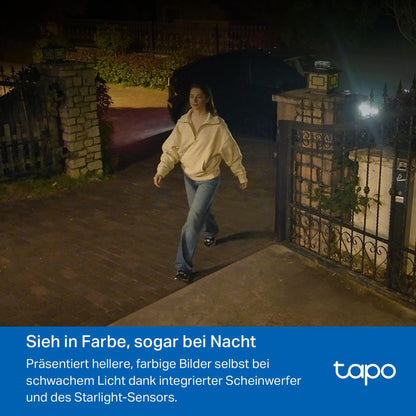 Tapo C460 KIT Solar Überwachungskamera Aussen Akku - 4K 8MP