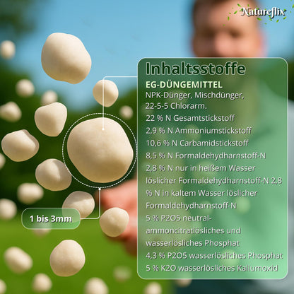 Natureflix Rasendünger mit Unkrautvernichter – extra stark 10kg