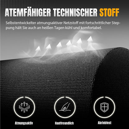 GTPLAYER Gaming Stuhl, ergonomischer Bürostuhl aus Stoff, schwarz