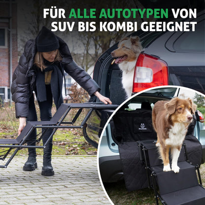 Fellbengel Hundetreppe Auto Klappbar – Mit Sicherheitsstufe