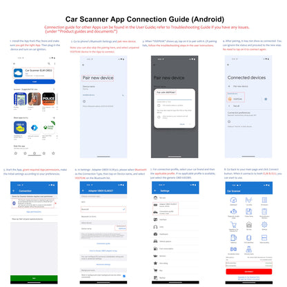 Veepeak OBDCheck BLE+ OBD2 Diagnosegerät Bluetooth für iOS und Android