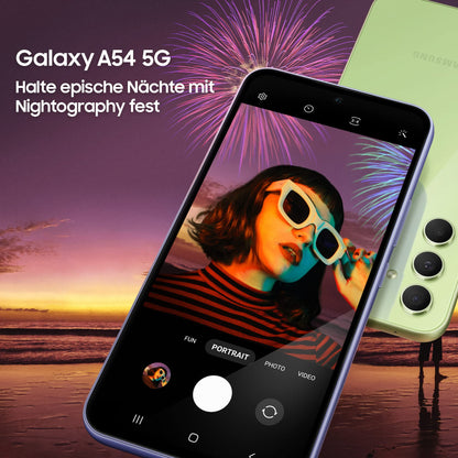 Samsung Galaxy A54 5G Smartphone, 128 GB, Awesome Graphite