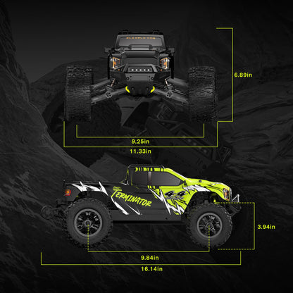 RIAARIO RC Monster Truck 1:10 Brushless 4WD ferngesteuertes Auto
