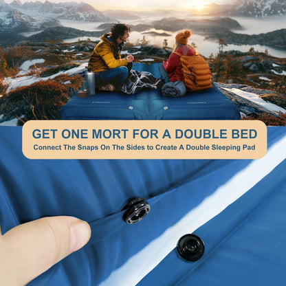 Origem Isomatte aufblasbar, 14 cm Camping-Schlafmatte mit Fusspumpe