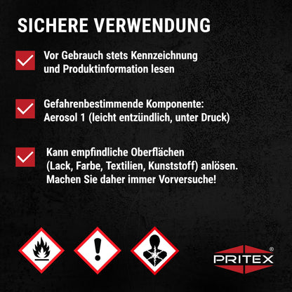 PRITEX Brunnenschaum Set 6x 750ml inkl. Pistole & Reiniger