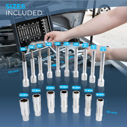 Stossdämpfer Demontage Werkzeug Satz 18-tlg. KFZ Spezial