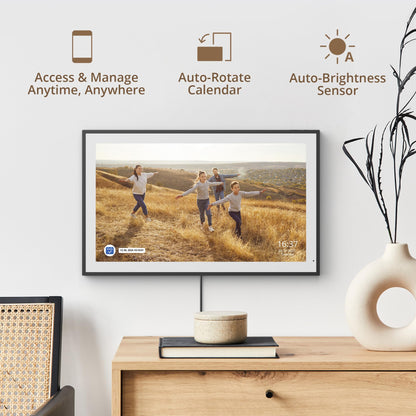 Dragon Touch 21.5 Zoll Digitaler Wandkalender - Schwarz