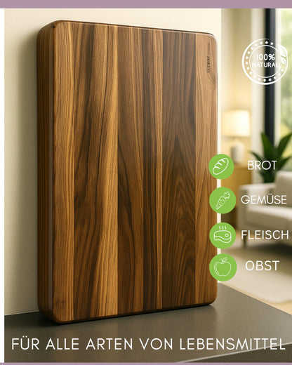 Gutherz® Schneidebrett Nussbaumholz XXL - 60x40x3 cm