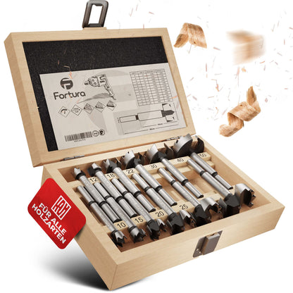 Fortura® Forstnerbohrer Holzbohrer Set – Ø10-50mm