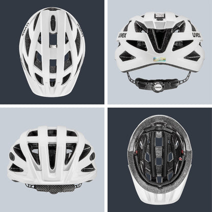 uvex i-vo cc leichter Allround-Helm, white matt, 52-57 cm