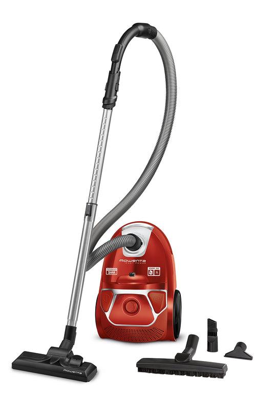 Rowenta Compact Power RO3953 Staubsauger mit Beutel – Rot