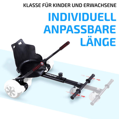 EasyCruiser BLAUSTEIN Hoverkart für 6.5-10 Zoll Hoverboards