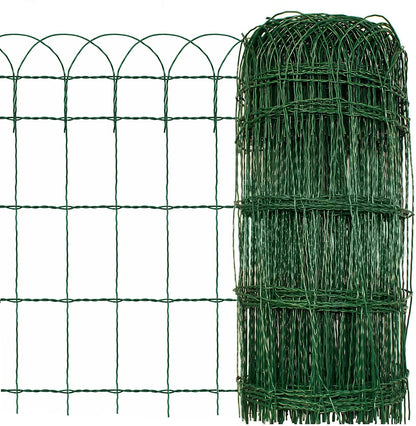 Floordirekt Beetzaun Metall Ziergeflecht 40 cm x 25 m Beeteinfassung