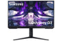Samsung Odyssey G3 S27AG300N Gaming Monitor, ein schwarzer 27-Zoll-Flachbildschirm. Bietet Full HD Bildwiedergabe für Gaming.