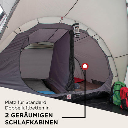 Coleman Waterfall 5 Deluxe Familienzelt – 5 Pers. mit Wohnraum