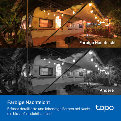 Tapo C410 Überwachungskamera Aussen Akku 4er Pack 2K