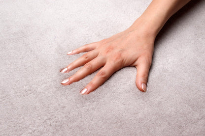 the carpet Relax Kurzflor Teppich Felloptik - Sand, 240x340 cm