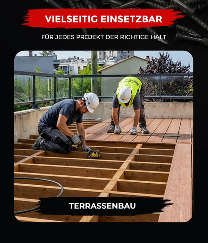SCREW REBEL Terrassenschraube ST-FIX Edelstahl A2 5 x 50 mm 500 Stück