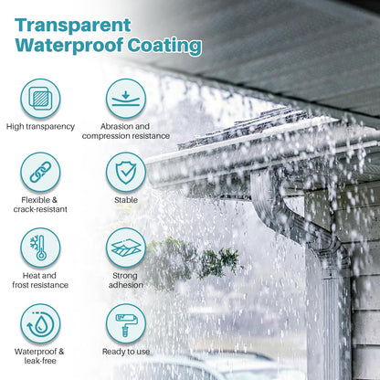 SCNK Transparentes wasserdichtes Dichtmittel, 5 kg, innen und aussen
