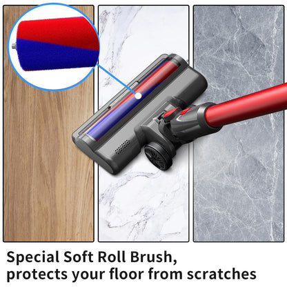 FEVORCS Ersatz-Bodendüse mit Softwalze für Dyson V7 V8 V10 V11 V15