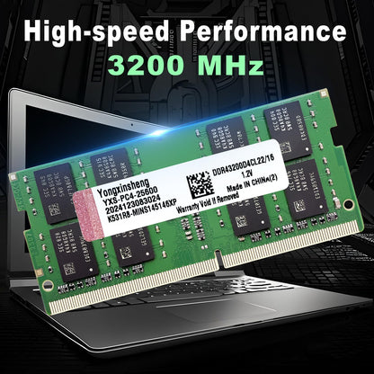 Yongxinsheng DDR4 3200MHz 32GB Kit Laptop Arbeitsspeicher SODIMM