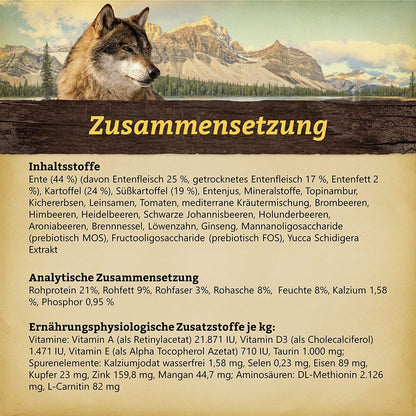 Wolfsblut Wild Duck Adult - Trockenfutter Ente - 12,5kg